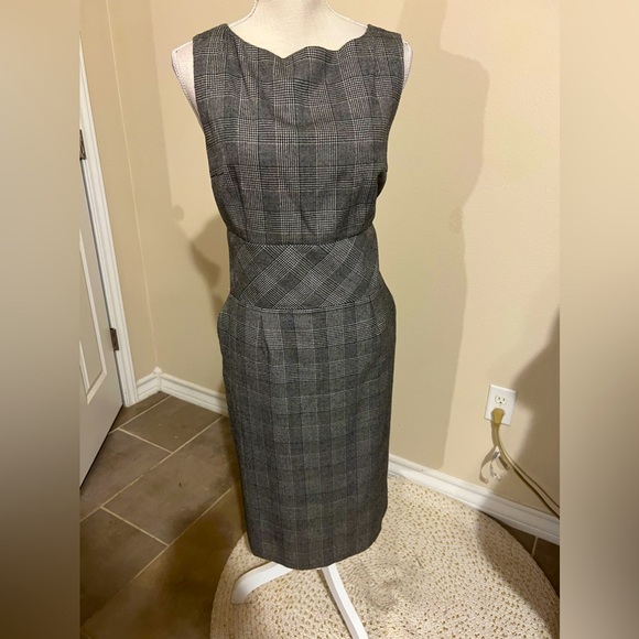 Banana Republic dress like new plaid fall  winter dress - Picture 1 of 2